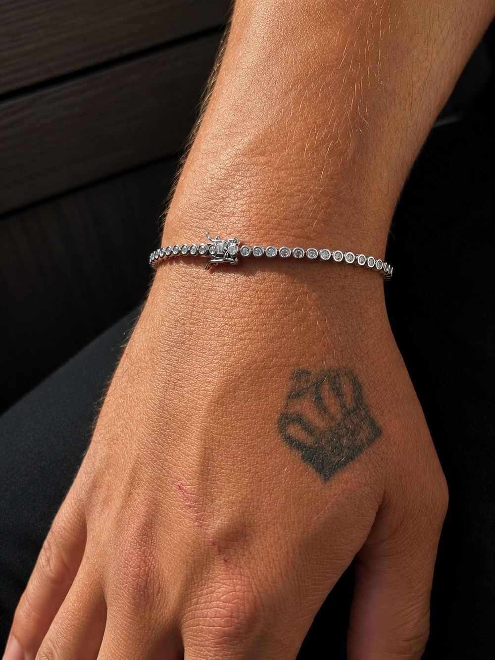 Micro Bezel Tennis Bracelet